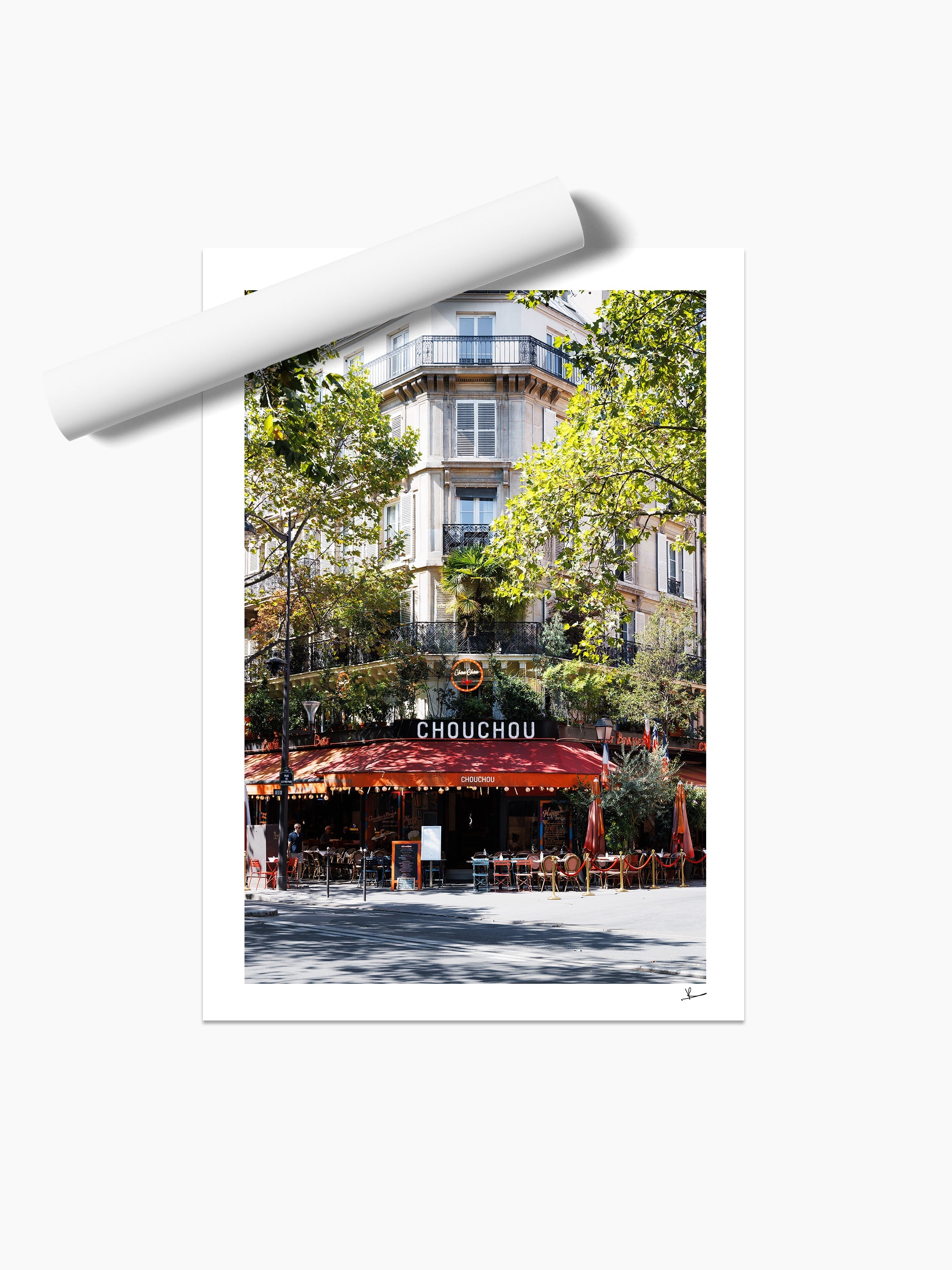 Unframed print