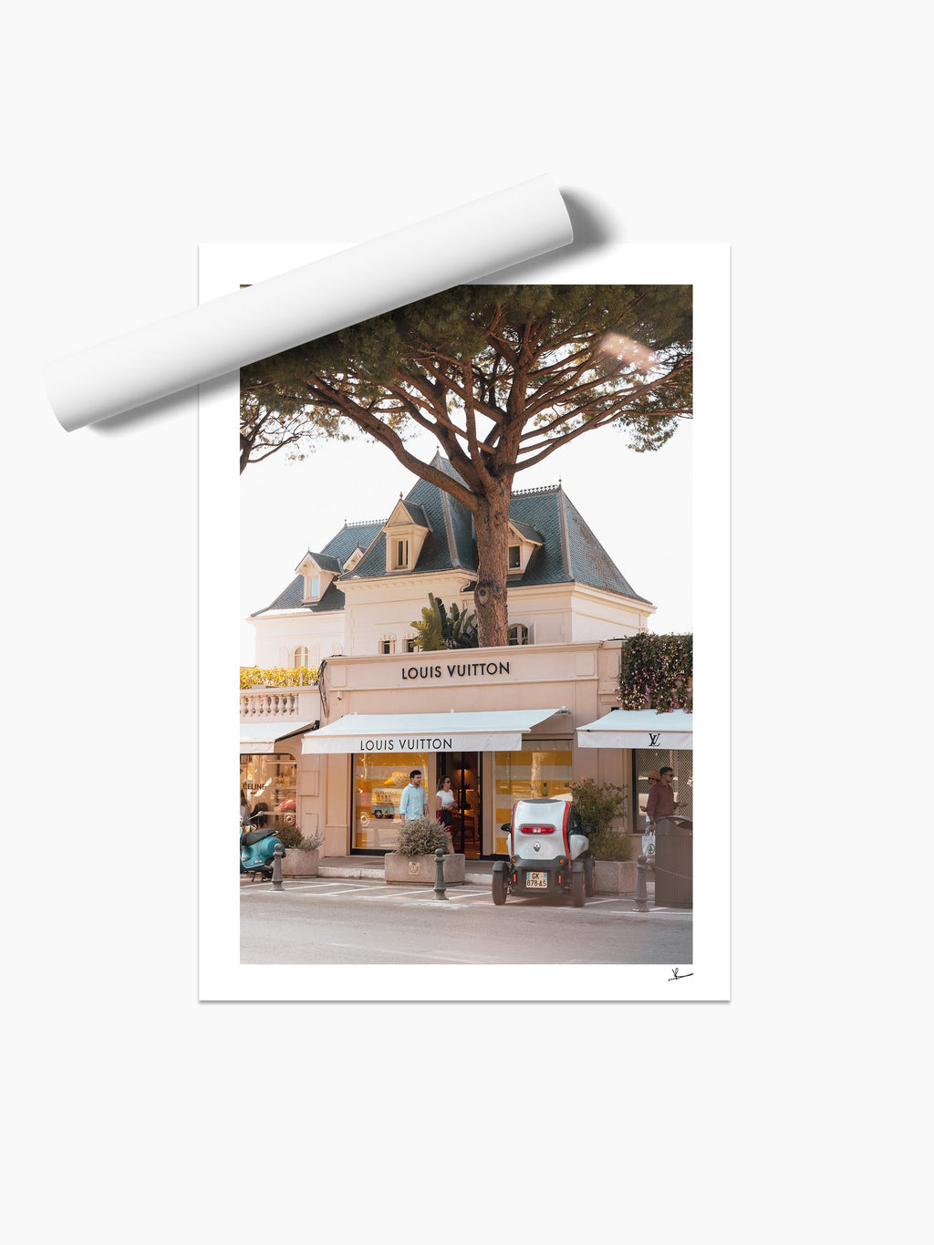 Unframed print