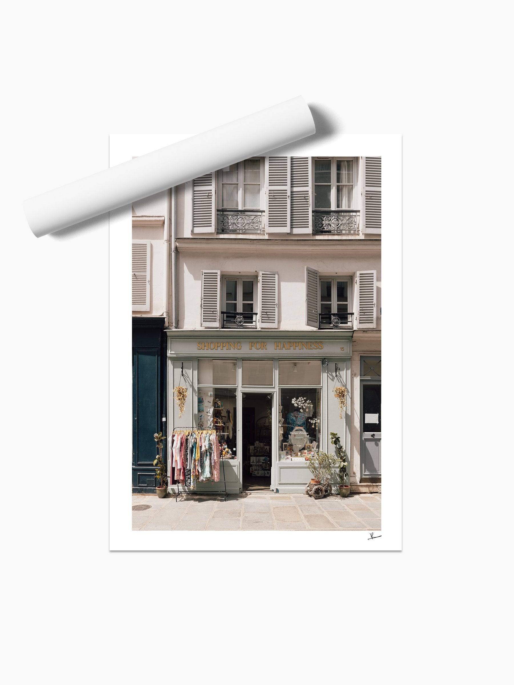 Unframed print